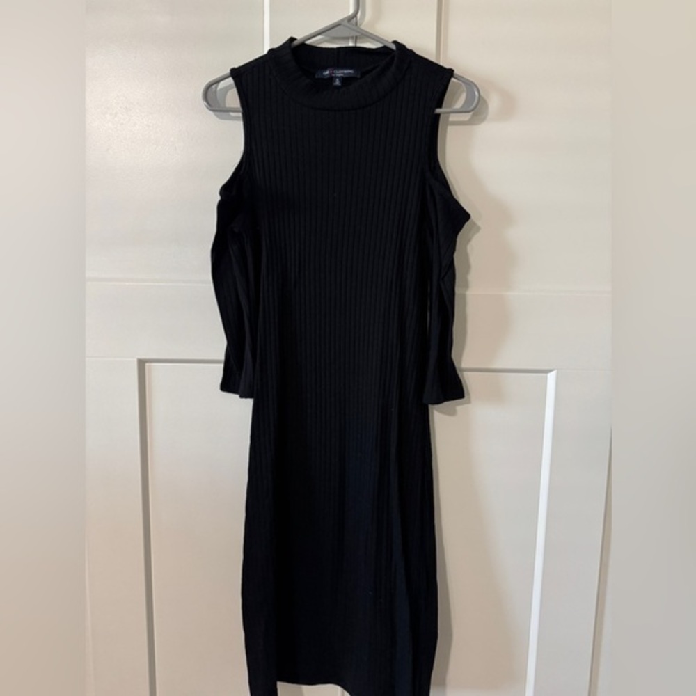 One ❤️Clothing long cutout sleeve turtleneck dress